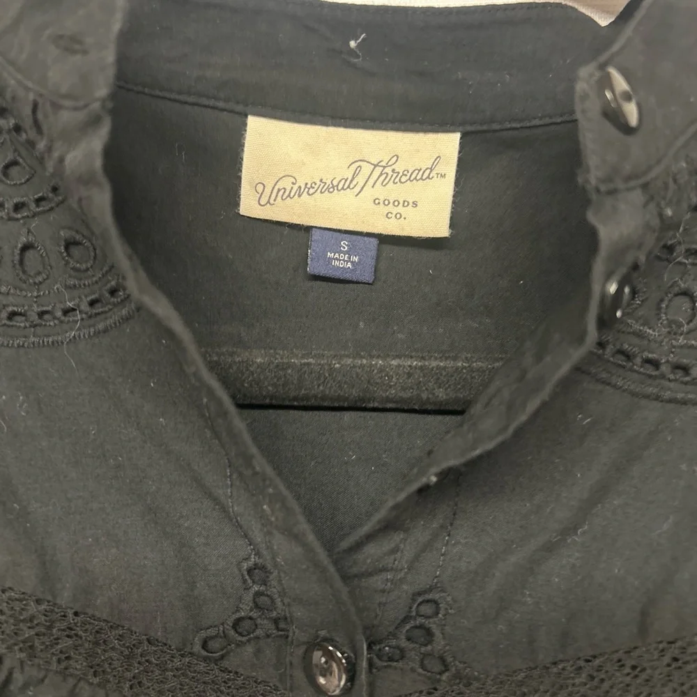 Universal Thread Black Long Sleeve Dress - Picture 2 of 5